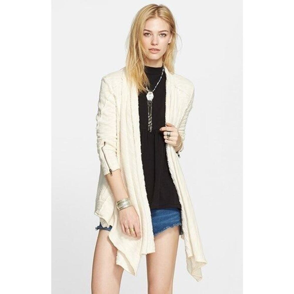 Free People In The Loop Open Front‎ Cardigan - Picture 3 of 12